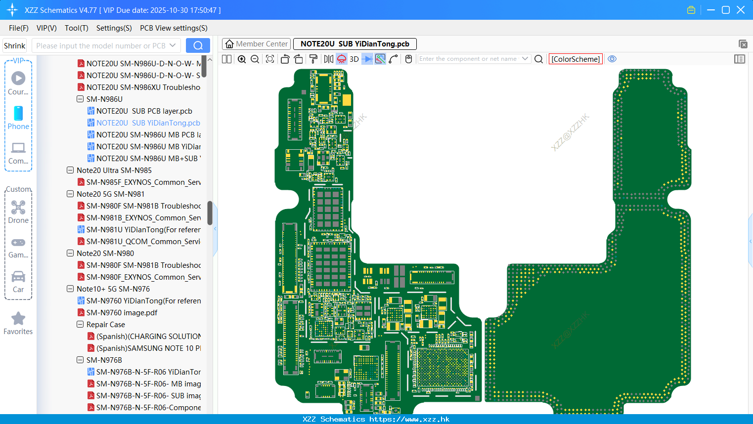 Samsung NOTE20U SUB bitmap